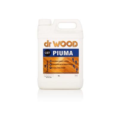 DR.WOOD PIUMA WATER-BASED 1K SILK MATT PARQUET VARNISH